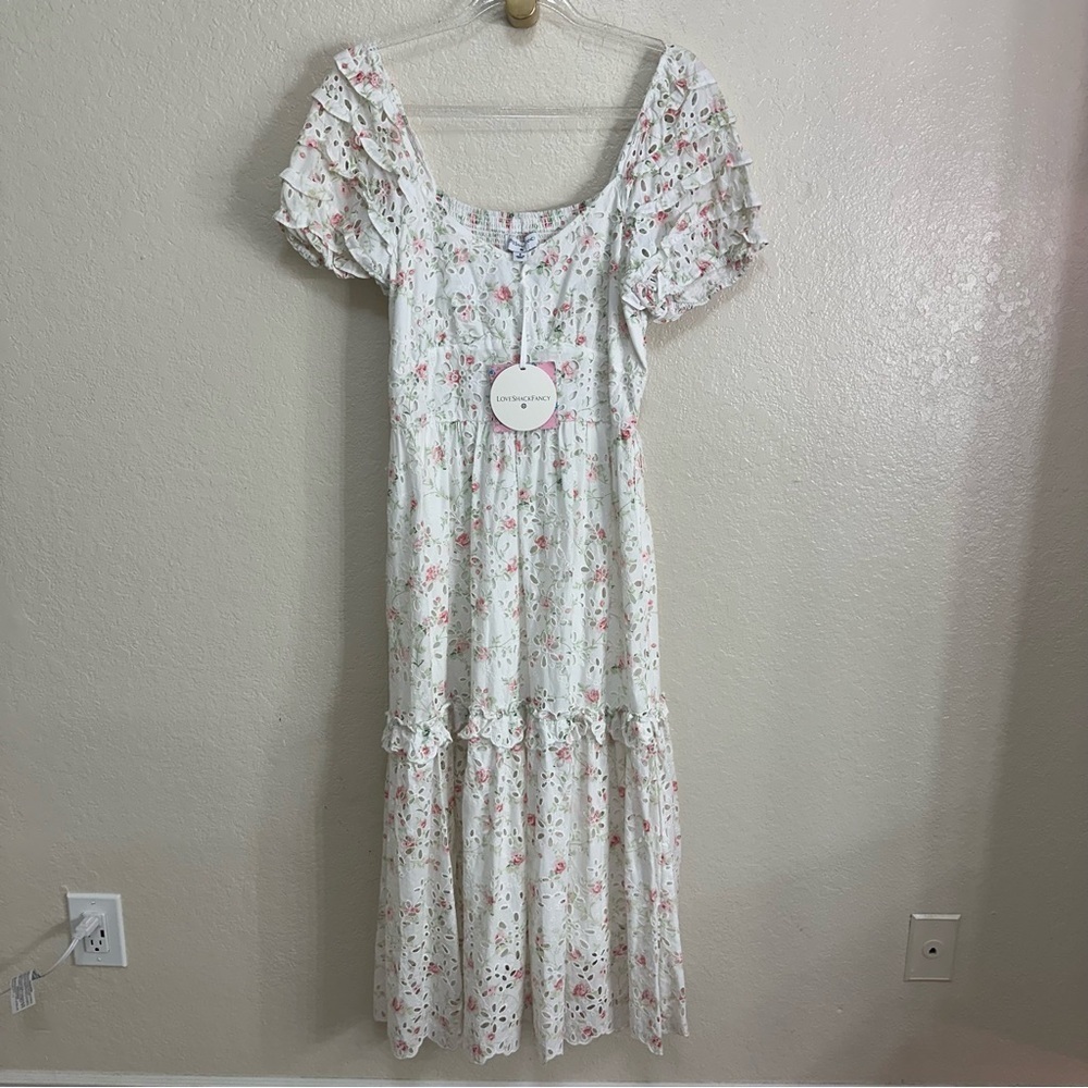 loveshackfancy Clementine floral dress Size 8 - Picture 7 of 16